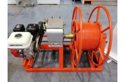 China Engine Motorised Take Up Winches For Conductor Pulling Winch supplier