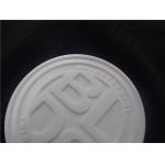 Custom Rubber Logo Patches / Round Silicone Badge For Garment Or Bags