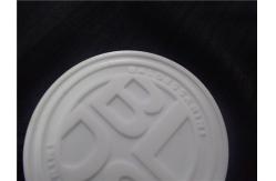China Custom Rubber Logo Patches / Round Silicone Badge For Garment Or Bags supplier