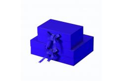 China Customized Logo A4 Deep Gift Hampers Elegant Paper Packaging Boxes with Ribbon Closure supplier