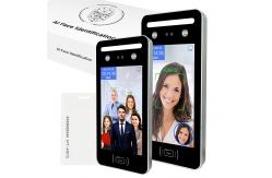 China AI Visible Light WDR Dynamic Face Recognition Access System 8 Inch Touch Screen supplier