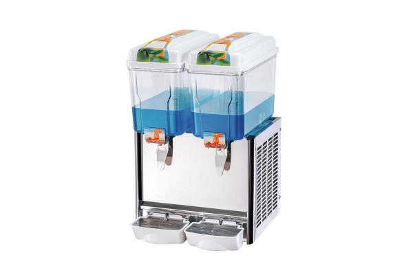 Beverage Double Bowl Fruit Juice Dispenser With Different Flavors 18 Liter
