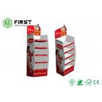 Customized Pop Up Retail Paper Corrugated Floor Supermarket Cardboard Display for sale