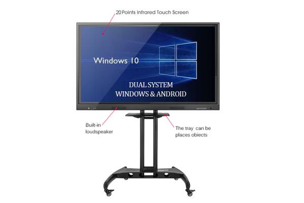 400cd/m2 Touch Screen Interactive Whiteboard CCC No Folded For Classroom