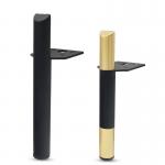 Modern Aluminum Alloy Bathroom Cabinet Legs Light Luxury Gold Black Furniture Sofa Support Adjustable Coffee Table Cabinet Legs for sale