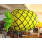 Big PVC pineapple inflatable helium balloon for sale
