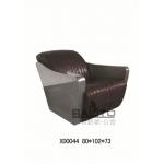 antique style aluminium arm single leather sofa furniture,#XD0044 for sale