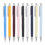 Multiple Colors Plastic Automatic Press Pencil With Eraser Top Custom Logo for sale