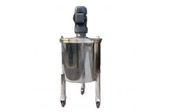 China Homogenizer Mixing Tanks Stainless Steel Jacketed With Agitator Custom supplier