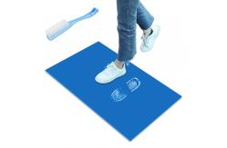 China Sole Dust Removal Reusable Sticky Mat For Home Office Warehouse supplier