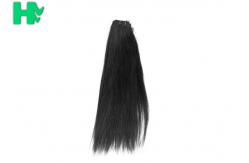 China Straight 100 Virgin Human Hair Extensions Weft Double Layers supplier