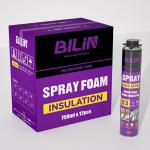 900ml Expandable PU Foam Spray High Bonding Mildew And Erosion Resistant for sale