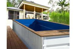 China Topshaw Chinese Factory Outlet Shipping Container Swimming Pool with Hot Tub Spa supplier