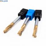 Customized CNC End Mills For Stainless Steels / Copper Alloy Cutting for sale