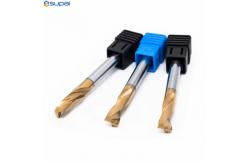 China Customized CNC End Mills For Stainless Steels / Copper Alloy Cutting supplier