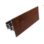 Wood Finish Aluminium Alloy Profile , Extruded Aluminum Profiles For Windows / Door for sale