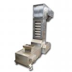 Stainless Steel Grain Particle Powder Material Inclined Automatic Feeding Machine Material Hopper Type Lifting Machine for sale