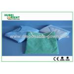 Light Blue Breathable Disposable Use Protctive Isolation Gowns With Knitted Wrist for sale