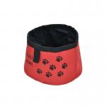 Pet Folding Bowl Oxford Cloth Waterproof Portable Dog Bowl Pet Travel Bowl Travel Cross-Border Folding Dog Bowl for sale