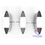 Fast Speed Security Flap Turnstile Gate With Face Recognition / RFID Access Control