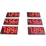 8.88 9 / 10 Led Gas Price Display , Digital Gas Station Price Signs Outdoor Type for sale