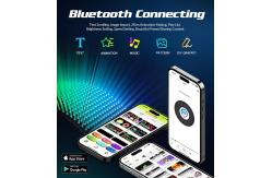 China Bluetooth App Controlled LED Display for Clothes and Backpack in Flexible Design supplier