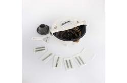 China 9 In 1 Manual Rotate Vegetable Chopper Cutter With Drain Basket supplier