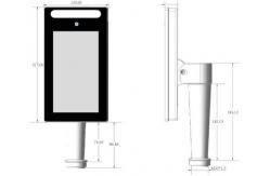 China RAM 2GB Face Recognition Terminals Door Entry DC12V 2A supplier