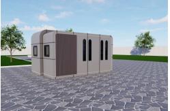 China Foldable Aluminum Capsule House Container Temporary Accommodation supplier