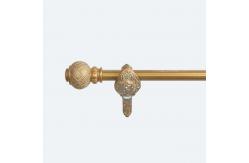 China Multiple Colour Retro Style 22MM Pipe Curtain Rods For Living Room supplier