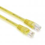 Yellow RJ45 Cat 6 Ethernet Patch Cable 15m 10m Cat6 Computer Cable PVC Jacket for sale