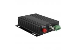 China 1 Channel Analog CCTV Video RS485 Data Fiber Media Converter 720P DC5V supplier