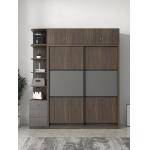Patten Chipboard Plywood Modern Bedroom Wardrobe 2 Door Sliding Wardrobe for sale