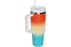 China Double Walled Mutifunctional Vacuum Insulated Water Straw Bottle 16 Oz supplier