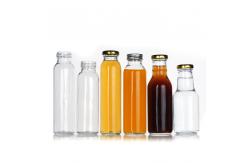 China Transparent Bulk Glass Juice Bottles 2 Oz 300ml for Soft Drink supplier