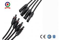 China Y Branch  Waterproof Solar Cable Connectors 4 In 1 Aging Resistance supplier