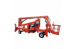 China Self Propelled Trailer Mounted Cherry Picker lift PLC Control System supplier