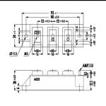 2MBI75SC-120 IGBT MODULE ( S-Series ) 2-Pack IGBT 1200V 2X75A  FUJITSU  IGBT Power Module for sale