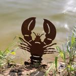 Weather Resistant Garden Metal Ornaments Rust Resistant Easy To Install