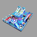 Kids Bouncy Castle With Slides Jumping Climbing Obstacles Course for sale