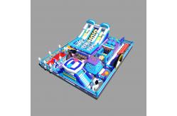 China Kids Bouncy Castle With Slides Jumping Climbing Obstacles Course supplier