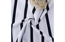 China Soft And  Environmental Friendly Skin-Friendly Striped Knit Fabric For Tracksuit supplier