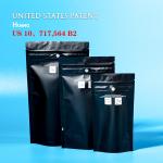 Custom Child Lock Safe Heat Seal Top Aluminum Mylar 5 Oz Stand Up Zip Top Bags for sale
