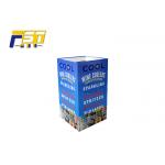Shape Customized Cardboard Dump Bins CMYK Printing Bright - Coloured For Candy