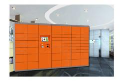 China Library Electronic Luggage Lockers Automatic Storage Lockers With Big Touch Screen supplier
