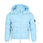 Custom Logo Men's Light Weight Bubble Coats Digital Print Outdoor Puffer Jacket for sale