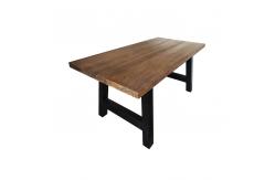 China Matte Surface GRC Concrete Table Top Rectangular Concrete Table Bench Furniture supplier