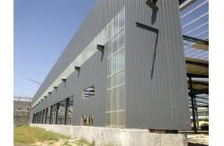 China Painted Steel Structure Factory Q235 Q355B Hot Dipped Galvanized supplier