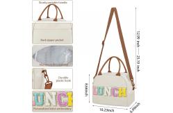 China Personalized Preppy Lunch Bag for Adults with Adjustable Shoulder Straps supplier