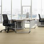 Black Nylon Adjustable Office Computer Chair Plastic Mesh Drafting Chair